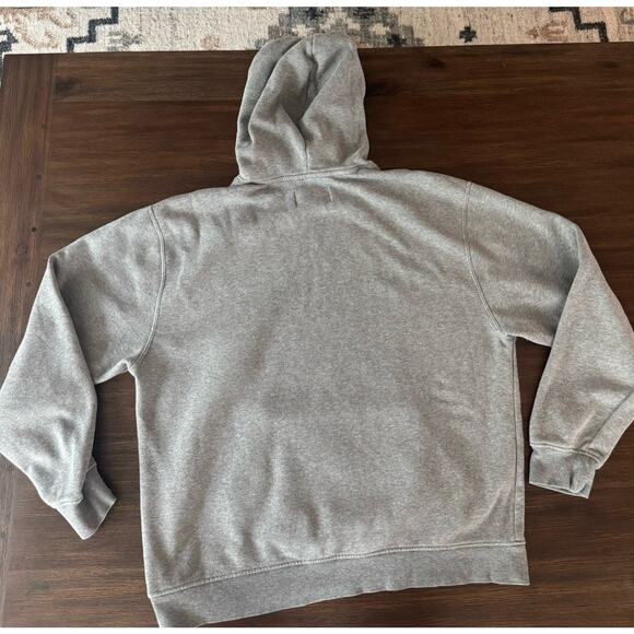 Nike Air Jordan Brooklyn Fleece Hoodie Men’s Large Gray Sweatshirt - Picture 3 of 7